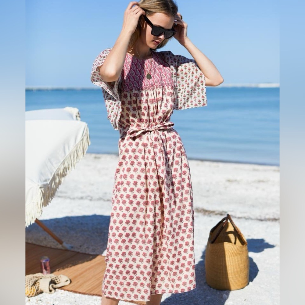 Emerson Fry Basalie Dress in Patchwork Rosey, size XS
